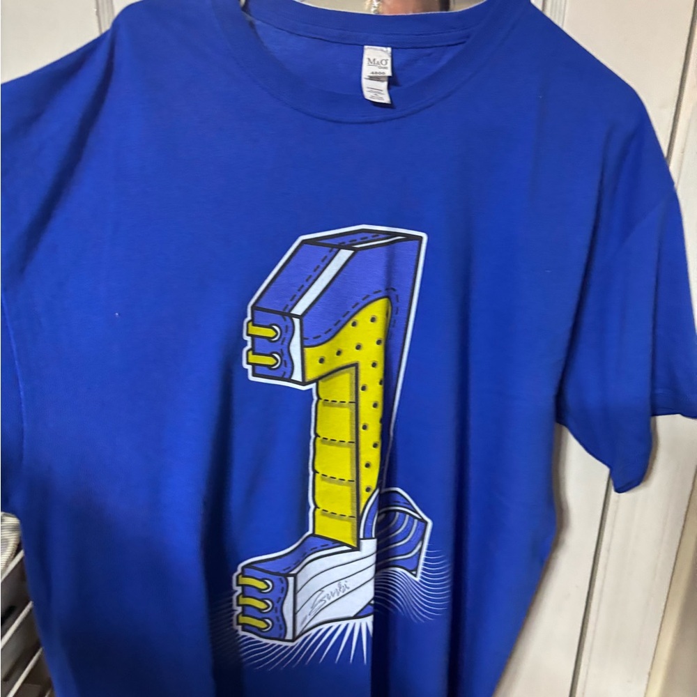 Blue Graphic Men's T-Shirt